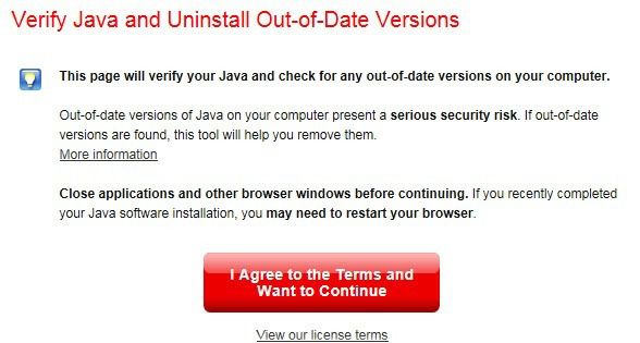 How to uninstall old java