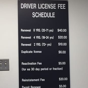 Florida Drivers License Renewal Cost